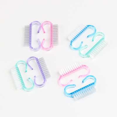 Top Quality Durable Plastic Nail Art Dust Cleaning Tool Brush For Hand Beauty With Sheep or Cattle Shape